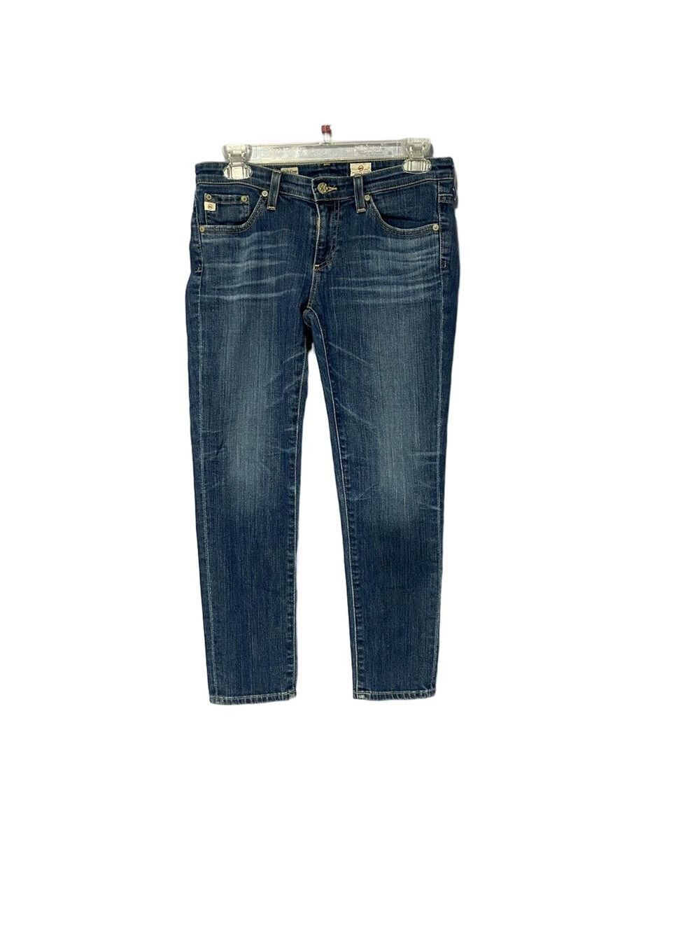 AG Blue Denim Straight Crop Jeans – Size 27R